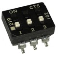 219-3LPSF - SWITCH SLIDE DIP SPST 100MA 20V