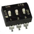 219-3MSR - SWITCH SLIDE DIP SPST 100MA 20V