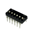 210-6MSF - SWITCH SLIDE DIP SPST 100MA 20V