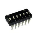 210-6LPSD - SWITCH SLIDE DIP SPST 100MA 20V