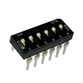 210-6MSD - SWITCH SLIDE DIP SPST 100MA 20V