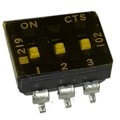 219-3LPSTF - SWITCH SLIDE DIP SPST 100MA 20V