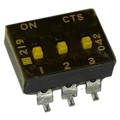 219-3MSTRF - SWITCH SLIDE DIP SPST 100MA 20V