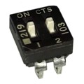 219-2ESJ - SWITCH SLIDE DIP SPST 100MA 20V