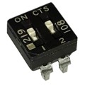 219-2LPSJ - SWITCH SLIDE DIP SPST 100MA 20V