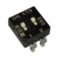 219-2MSJ - SWITCH SLIDE DIP SPST 100MA 20V