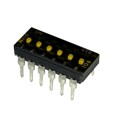 210-6MSTF - SWITCH SLIDE DIP SPST 100MA 20V