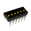 210-6MSTFD - SWITCH SLIDE DIP SPST 100MA 20V
