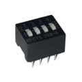 208-4S - SWITCH SLIDE DIP SPST 50MA 24V