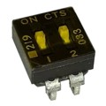 219-2MSTJ - SWITCH SLIDE DIP SPST 100MA 20V