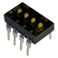 209-4MST - SWITCH SLIDE DIP SPST 100MA 20V