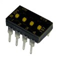 209-4MSTF - SWITCH SLIDE DIP SPST 100MA 20V