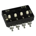 219-4ESF - SWITCH SLIDE DIP SPST 100MA 20V