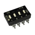 219-4LPSR - SWITCH SLIDE DIP SPST 100MA 20V
