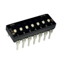 210-7MSFD - SWITCH SLIDE DIP SPST 100MA 20V