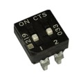 219-2MSJRF - SWITCH SLIDE DIP SPST 100MA 20V