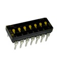 210-7MSTD - SWITCH SLIDE DIP SPST 100MA 20V
