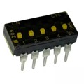 209-5MSFD - SWITCH SLIDE DIP SPST 100MA 20V