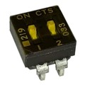 219-2MSTJR - SWITCH SLIDE DIP SPST 100MA 20V