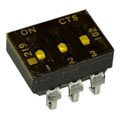219-3LPSTJF - SWITCH SLIDE DIP SPST 100MA 20V