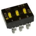 219-3MSTJ - SWITCH SLIDE DIP SPST 100MA 20V