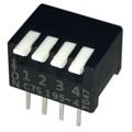 195-4MS - SWITCH PIANO DIP SPST 50MA 24V