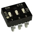219-3LPSJR - SWITCH SLIDE DIP SPST 100MA 20V