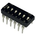 209-6LPS - SWITCH SLIDE DIP SPST 100MA 20V