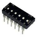 209-6LPSF - SWITCH SLIDE DIP SPST 100MA 20V