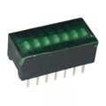 208-7ST - SWITCH SLIDE DIP SPST 50MA 24V