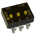 219-3MSTJRF - SWITCH SLIDE DIP SPST 100MA 20V