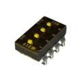 219-4LPSTJ - SWITCH SLIDE DIP SPST 100MA 20V