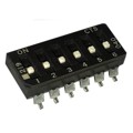 219-6LPSF - SWITCH SLIDE DIP SPST 100MA 20V