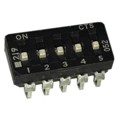 219-5MSJF - SWITCH SLIDE DIP SPST 100MA 20V