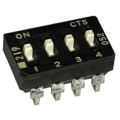 219-4ESJR - SWITCH SLIDE DIP SPST 100MA 20V