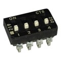219-4ESJRF - SWITCH SLIDE DIP SPST 100MA 20V