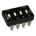 219-4LPSJR - SWITCH SLIDE DIP SPST 100MA 20V