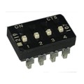 219-4MSJRF - SWITCH SLIDE DIP SPST 100MA 20V