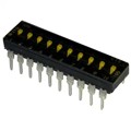 210-10MSTF - SWITCH SLIDE DIP SPST 100MA 20V
