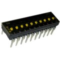 210-10MSTD - SWITCH SLIDE DIP SPST 100MA 20V