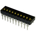 210-10MSTFD - SWITCH SLIDE DIP SPST 100MA 20V