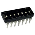 209-7LPSFD - SWITCH SLIDE DIP SPST 100MA 20V
