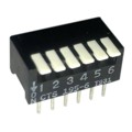 195-6MS - SWITCH PIANO DIP SPST 50MA 24V