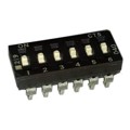 219-6LPSJ - SWITCH SLIDE DIP SPST 100MA 20V