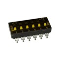 219-6MSTRF - SWITCH SLIDE DIP SPST 100MA 20V