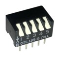 195-5MSN - SWITCH PIANO DIP SPST 50MA 24V