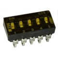 219-5MSTJR - SWITCH SLIDE DIP SPST 100MA 20V