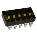 219-5MSTJRF - SWITCH SLIDE DIP SPST 100MA 20V