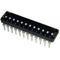 210-12LPSF - SWITCH SLIDE DIP SPST 100MA 20V