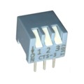194-3MSN - SWITCH PIANO DIP SPST 50MA 24V
